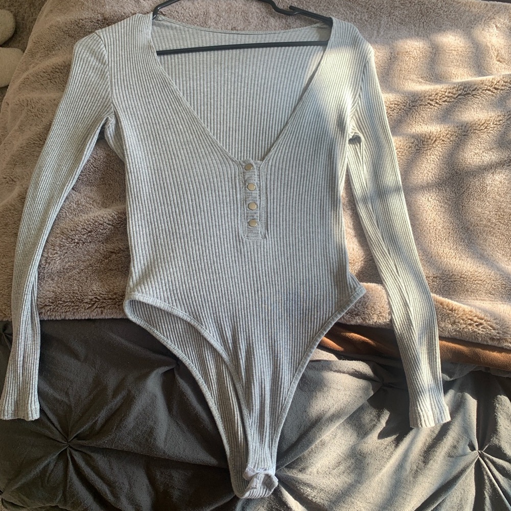 Grey bodysuit